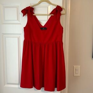 Pomander Place Red Mini Dress